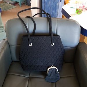 Vera Bradley Microfiber  purse and change purse